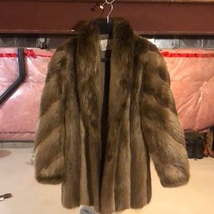 Mink fur coat